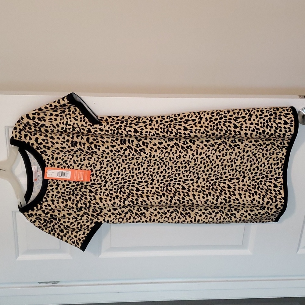 Jude Connally Dress cheetah/camel nwt xl